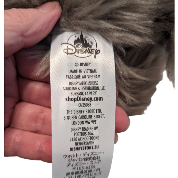 Disney Store Little Mermaid Max Gray Sheepdog Plush - Picture 3 of 7